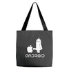 android robot spoof Tote Bags