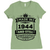 Made In 1944 And Still Awesome Ladies Fitted T-Shirt