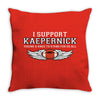 I Support Kaepernick Throw Pillow