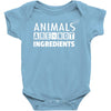 Animals Are Not Ingredients Baby Onesie