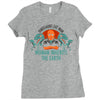 woman inherits the earth Ladies Fitted T-Shirt
