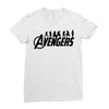 Avengers Silhouette Ladies Fitted T-Shirt