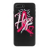 breast cancer awareness hope ribbon heart iPhone 7 Plus Case