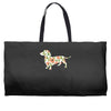 dachshund flower Weekender Totes