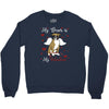 my boxer is my valentine1 Crewneck Sweatshirt