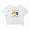 wanna taco 'bout jesus Crop Top