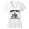 Libra Woman Women's V-Neck T-Shirt