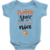 pumpkin spice and everything nice Baby Bodysuit