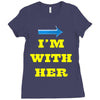i am with her Ladies Fitted T-Shirt