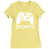 sports video games Ladies Fitted T-Shirt