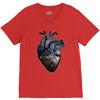 galaxy heart V-Neck Tee