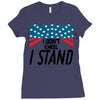 I Don't Kneel Ladies Fitted T-Shirt