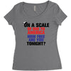 on a scale of one to america how free are you tonight Women's Triblend Scoop T-shirt
