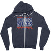 vote deez nuts Zipper Hoodie