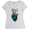 nature in my heart Women's Triblend Scoop T-shirt
