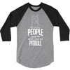 The More People I Meet The More I Love My Pitbull Gifts 3/4 Sleeve Shirt