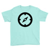 clock black Youth Tee