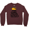 This Girl Loves Tacos Crewneck Sweatshirt