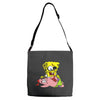zombie spongebob Adjustable Strap Totes