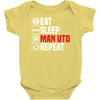 eat sleep manchester Baby Onesie
