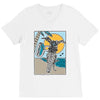 ride and surf V-Neck Tee