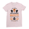 halloween warrior Ladies Fitted T-Shirt