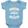 Legends Are Born In February Baby Onesie