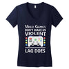 i love video games. Women's V-Neck T-Shirt