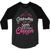 Celebrating With The 70th Birthday Queen 3/4 Sleeve Shirt