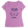 crabby day Women's Triblend Scoop T-shirt