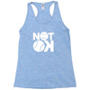 not ok baseball Racerback Tank