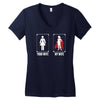 Your Wife < My Wife Women's V-Neck T-Shirt