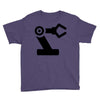 black robot Youth Tee