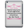 Dear Daddy, Thanks for Being my Dad Baby Boy Letter to Father iPad Mini