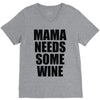 mamma needs some vino divertente V-Neck Tee