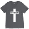 sinner christian god bible new V-Neck Tee