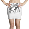 educated, natural, melanated Mini Skirts