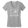 my first selfie Women's V-Neck T-Shirt