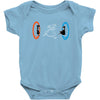 forever late Baby Onesie