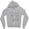 tattoos got me swiping right girls Zipper Hoodie