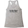 im not short funny t shirt humor nerd geek tee s 3xl Racerback Tank