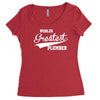 worlds greatest plumber Women's Triblend Scoop T-shirt