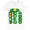 cheesy talk Ladies Fitted T-Shirt