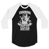 training to go super saiyan 3/4 Sleeve Shirt