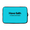 have faith in science and reason t shirt medium funny atheism religion Laptop sleeve