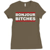 bonjour bitches Ladies Fitted T-Shirt