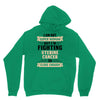 I am Not Super Woman But I'm Fighting Uterine Cancer So Close Enough Unisex Hoodie