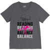 Reading Yoga Wine Balance V-Neck Tee