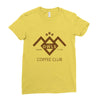 coffee club Ladies Fitted T-Shirt