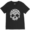 cat skull V-Neck Tee
